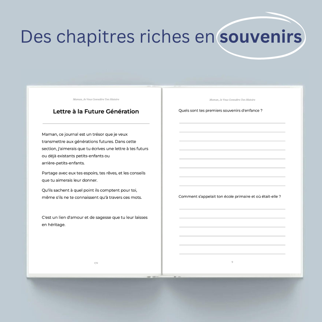 Tonton : Je veux connaître ton histoire.